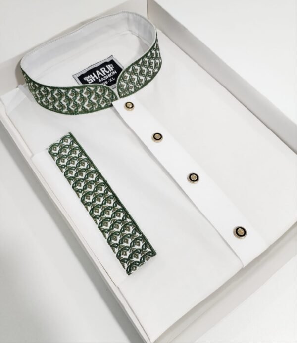 সুতি এমব্রয়ডারি পাঞ্জাবি