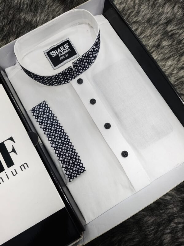 সুতি এমব্রয়ডারি পাঞ্জাবি